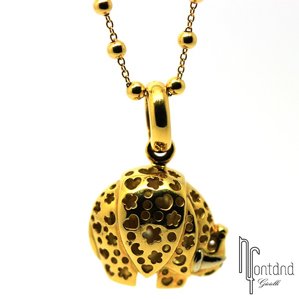 CARISSIMA Donna 18 ct Oro Giallo 0,8 mm Collana Curb Taglio Diamante di